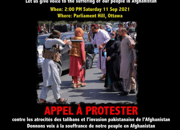 PRESS RELEASE: Solidarity with the Anti-Taliban and Anti-Pakistani-Invasion Resistance in Afghanistan (Ottawa, September 9, 2021)